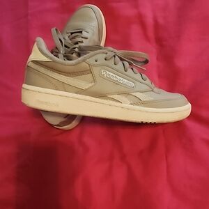 Reebok Club C Revenge Shoes Sz 7.5 Ash/Chalk